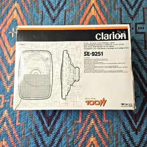 New‎ Clarion car speakers